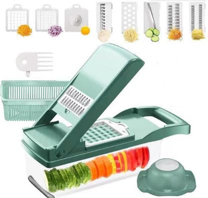 12 In 1 Manual Kitchen Vegetable Chopper