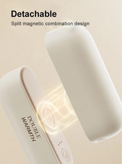 2 in 1 Magnetic Rechargeable Hand Warmers Electric Portable