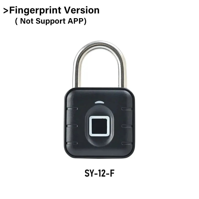 Electronic Lock Bluetooth Fingerprint Padlock Digital Luggage Lock Tuya APP