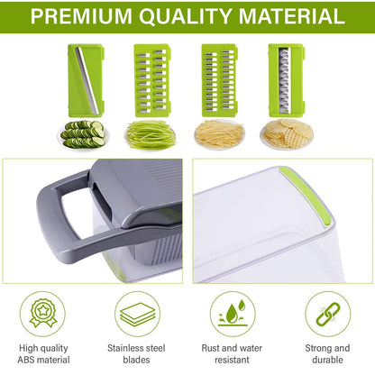 12 In 1 Manual Kitchen Vegetable Chopper